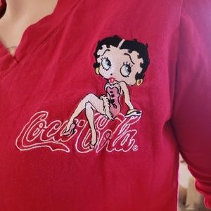 Betty Boop/ Coca Cola long sleeve
